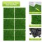 Sorbus Interlocking 24"x24" Artificial Grass Tiles for Balcony, Patio, Deck Flooring, Pets & Dog Pad - Self-Draining